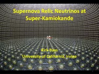 Supernova Relic Neutrinos at Super-Kamiokande