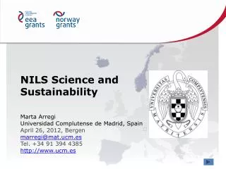NILS Science and Sustainability