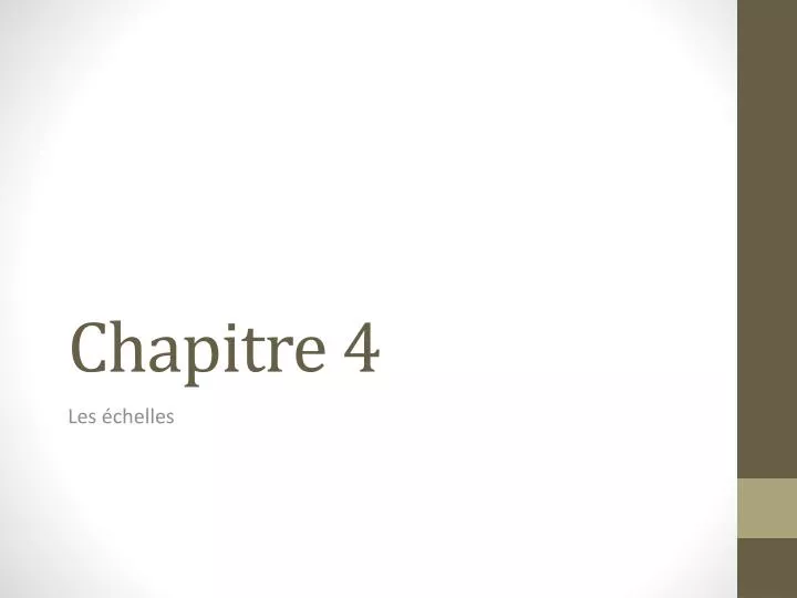 chapitre 4