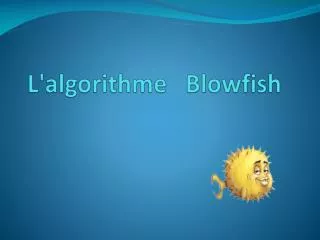 l algorithme blowfish