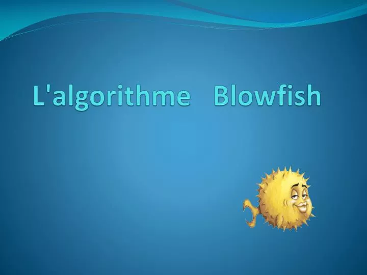 l algorithme blowfish