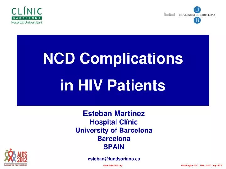 ncd complications in hiv patients