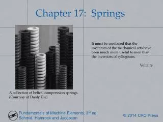 Chapter 17: Springs