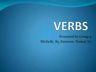 VERBS