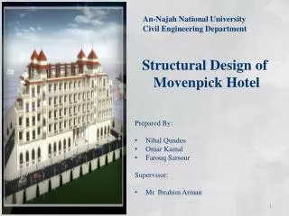 Structural Design of Movenpick Hotel