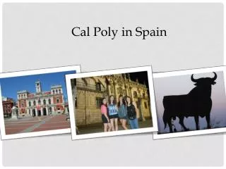 Cal Poly in Spain