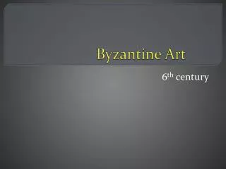 Byzantine Art