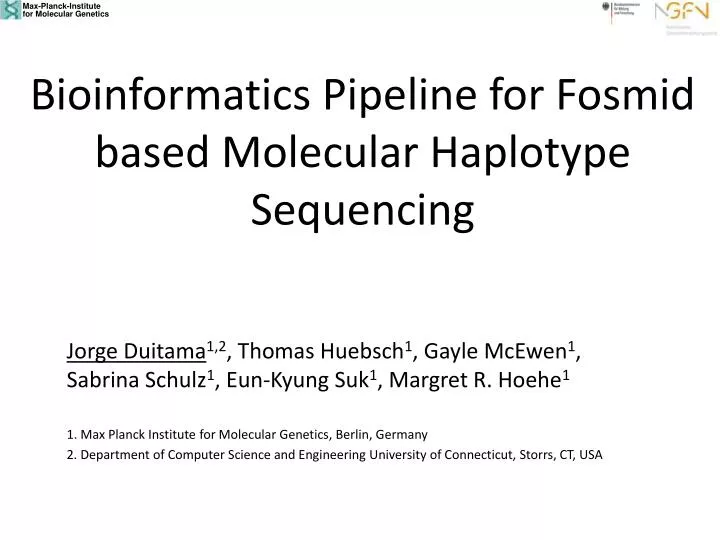 bioinformatics pipeline for fosmid based molecular haplotype sequencing
