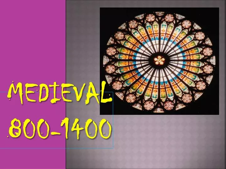 medieval 800 1400