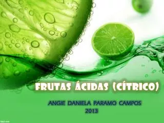 frutas cidas c trico