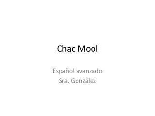 chac mool