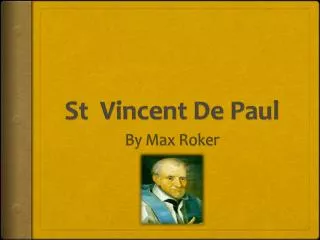 St Vincent De Paul