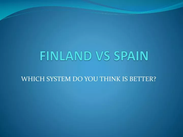 finland vs spain