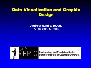 Data Visualization and Graphic Design Andrew Rundle, Dr.P.H . Allan Just, M.Phil .