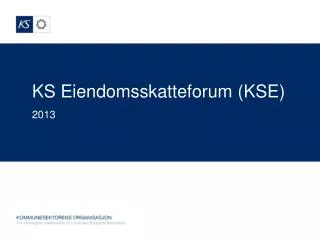 ks eiendomsskatteforum kse