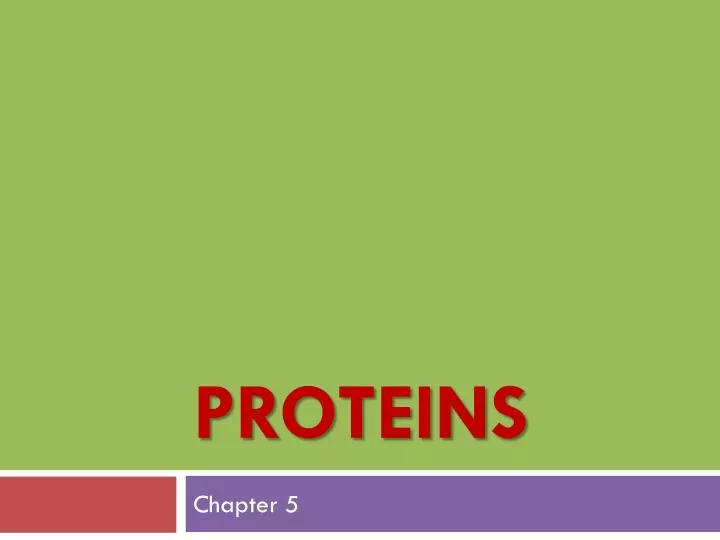 proteins