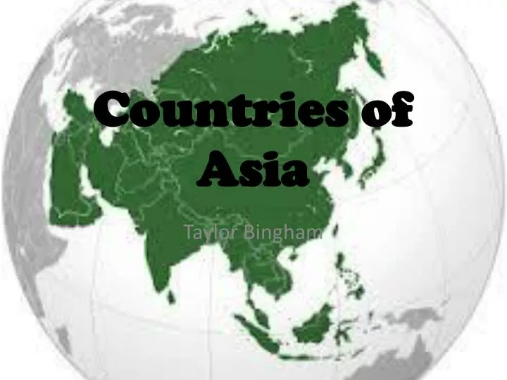 countries of asia