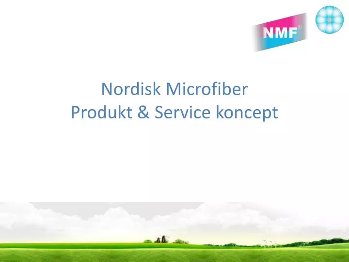 nordisk microfiber produkt service koncept