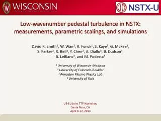 Low-wavenumber pedestal turbulence in NSTX: measurements, parametric scalings , and simulations