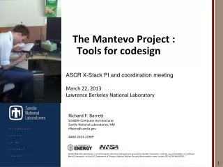 The Mantevo Project : Tools for codesign