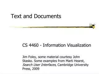 Text and Documents