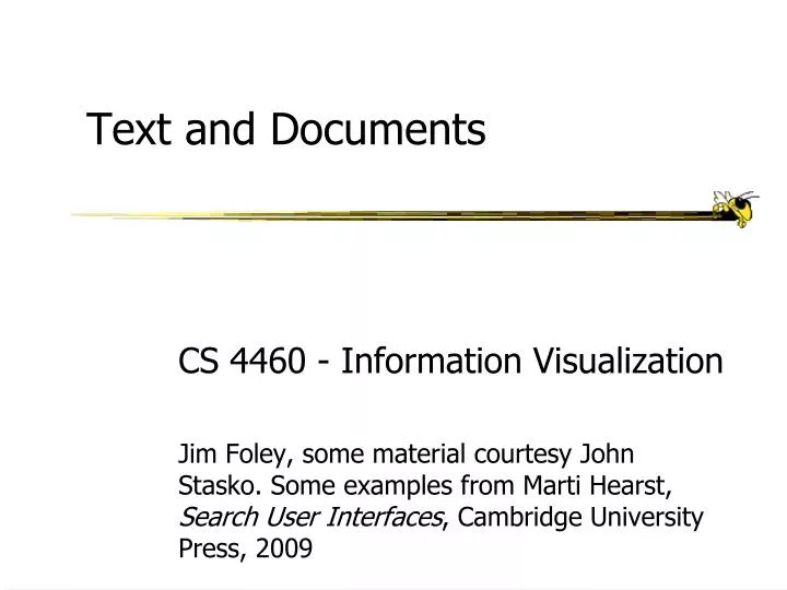 text and documents