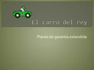 el carro del rey