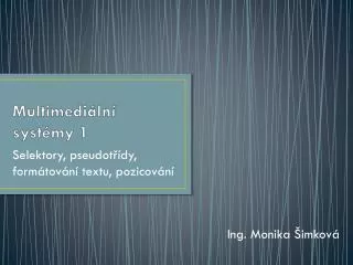 multimedi ln syst my 1
