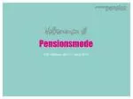 Pensionsmøde - slide 1