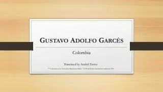 Gustavo Adolfo Garcés