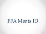 FFA Meats ID - slide 1