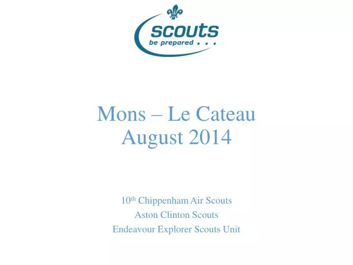 mons le cateau august 2014