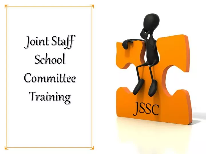 joint staff school committee training