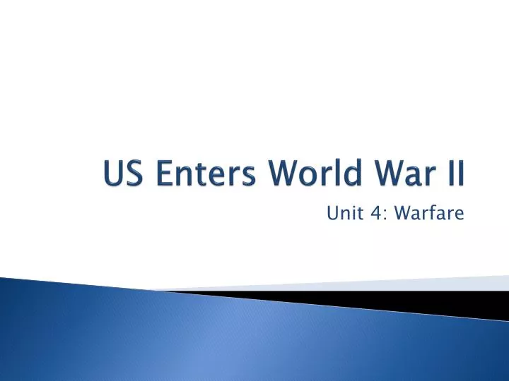 us enters world war ii