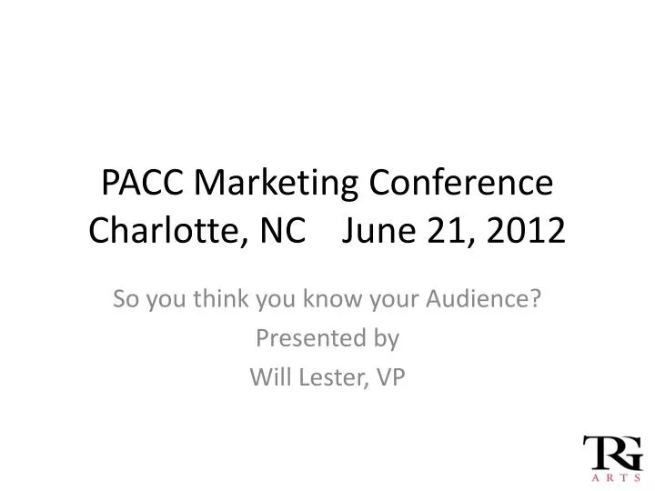 pacc marketing conference charlotte nc june 21 2012
