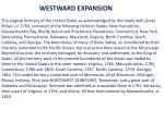 Westward Expansion
