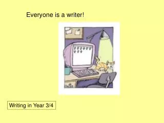 Writing in Year 3/4
