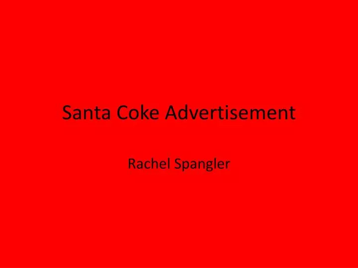 santa coke advertisement