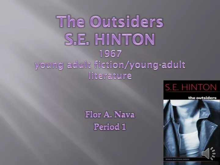 the outsiders s e hinton 1967 young adult fiction young adult literature