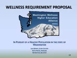 WELLNESS REQUIREMENT PROPOSAL