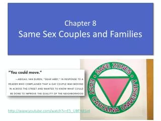 Chapter 8 Same Sex Couples and Families