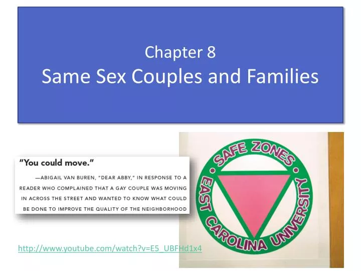chapter 8 same sex couples and families
