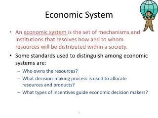 economic system