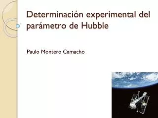 determinaci n experimental del par metro de hubble