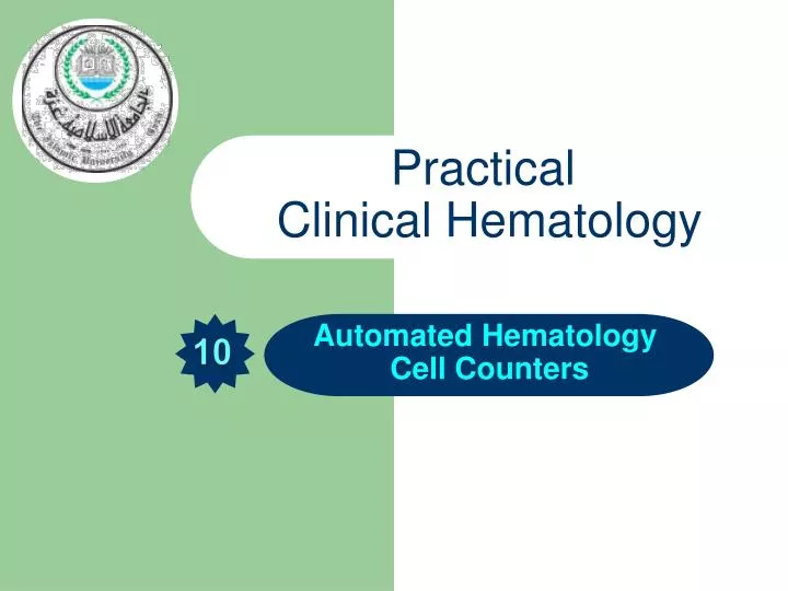 automated hematology cell counters