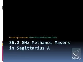 36.2 GHz Methanol Masers in Sagittarius A