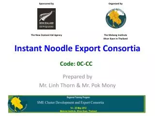 Instant Noodle Export Consortia