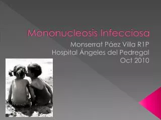mononucleosis infecciosa