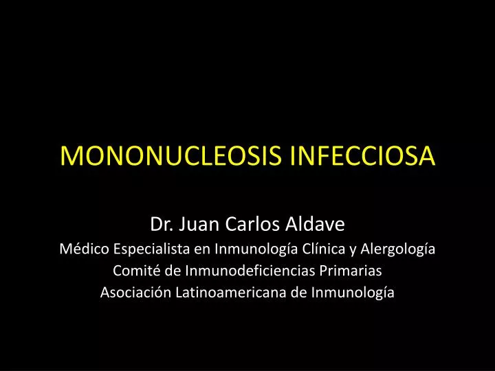 mononucleosis infeccios a