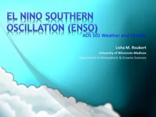 el nino southern oscillation enso